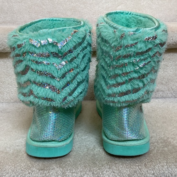 justice sparkle & light up slippers - Picture 4 of 9